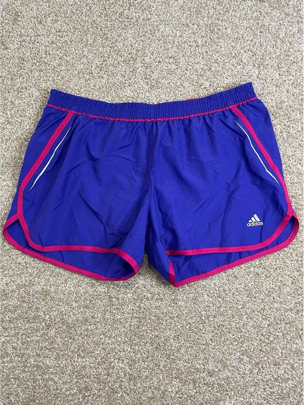 Adidas running Shorts sz L Pink  Blue
